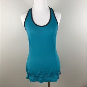 Lululemon Racerback Tank Top Size 4 Blue Gray